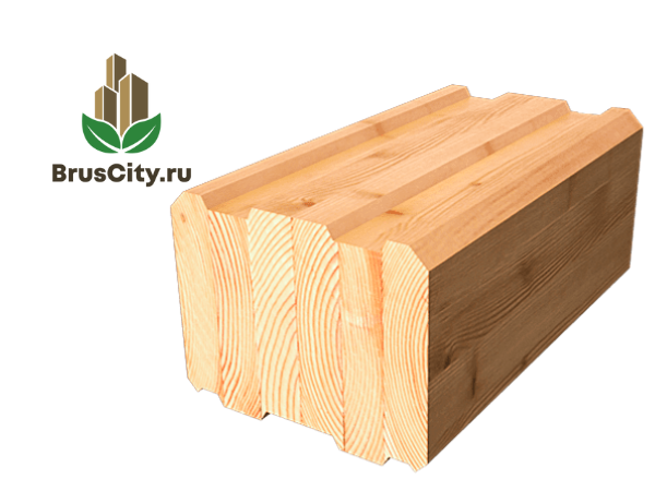 Клееный профилированный брус из сосны и ели