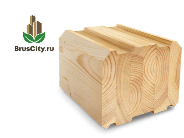 Клееный профилированный брус из лиственницы